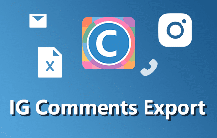 IG Comments Export - Export Instagram Comments